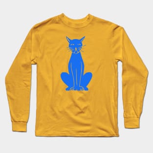 Blue cat Long Sleeve T-Shirt